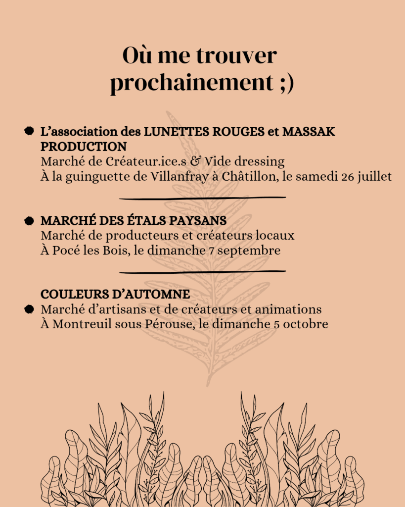 programme des événements La Petite Fougère 35 